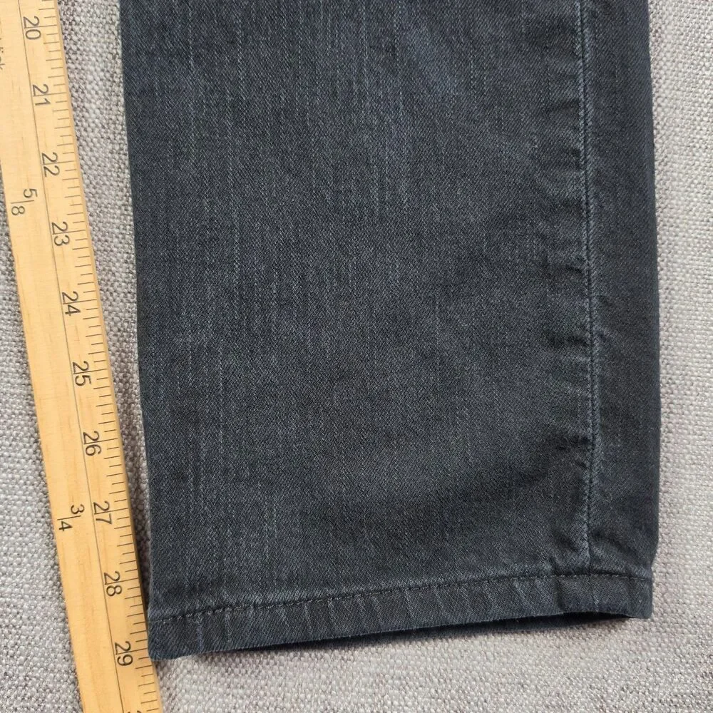 Levi's 511 Straight Leg Jeans Men's 36x30 Black Stretch Denim Pants Grunge Y2K